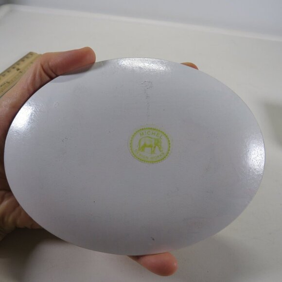 Vintage inspired soap plate & Shea Butter Soap By the Sea women & puppy dog - Picture 5 of 13